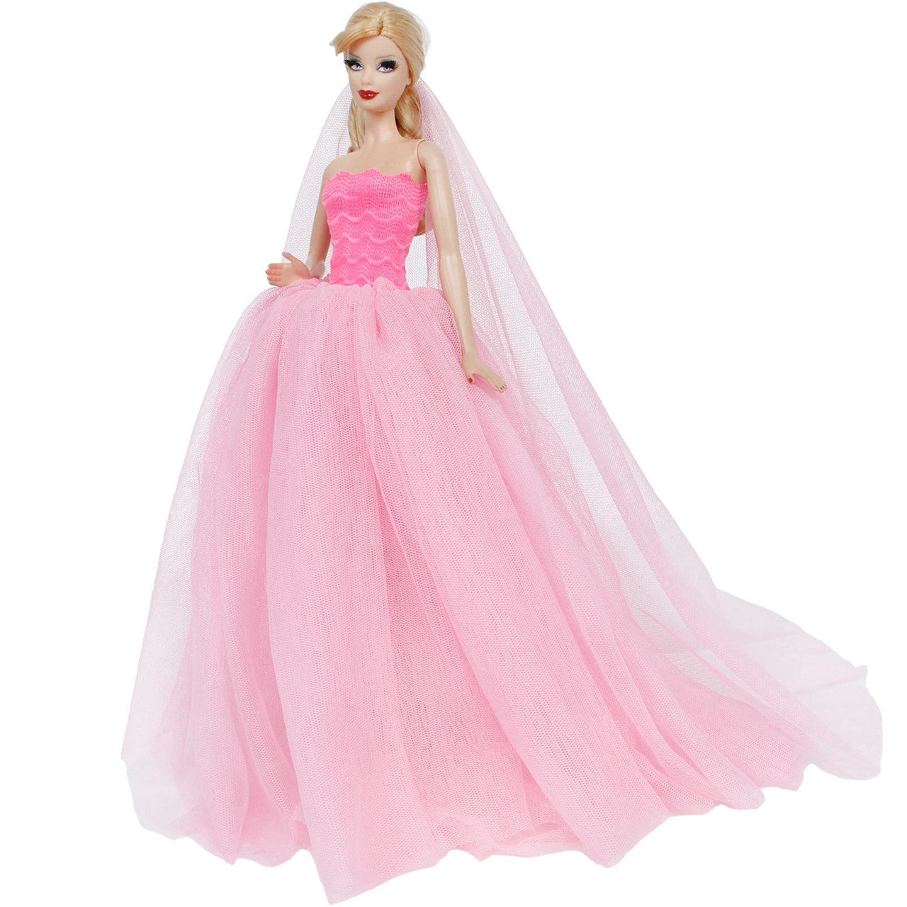 30cm Doll Accessory Skirt Fashion Trailing Dress