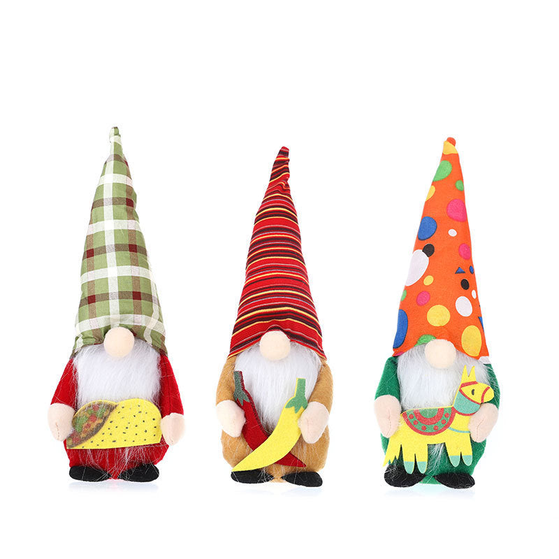 Mexican Carnival Fiesta Plush Doll Ornament