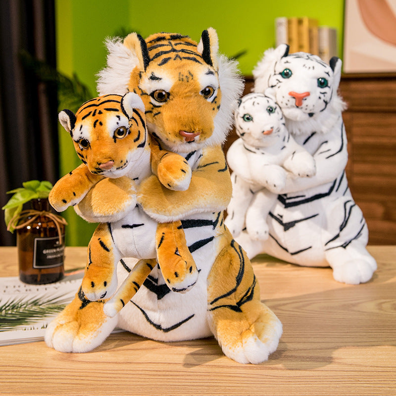 Forest Animal Simulation Tiger Plush Toy Soft Cute