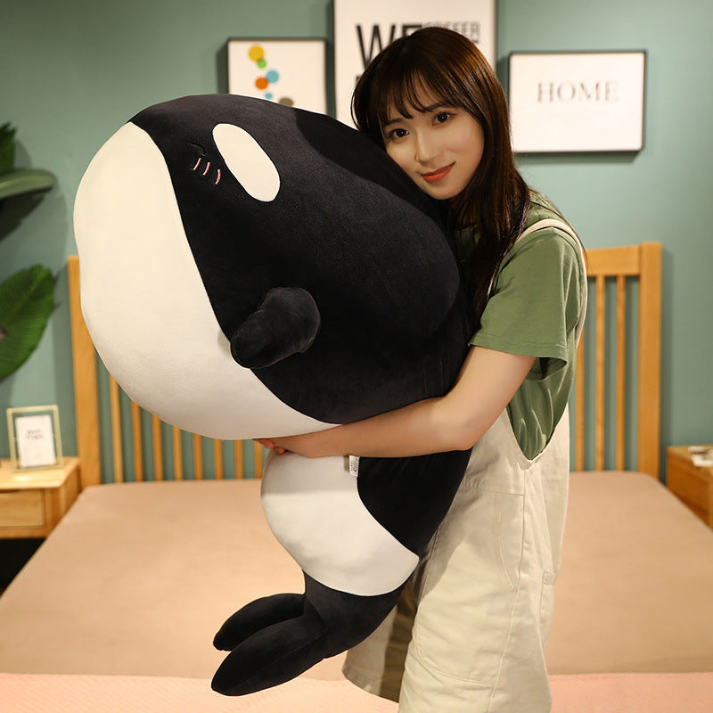 New Marine Animal Whale Pillow, Creative Doll Plush Toy