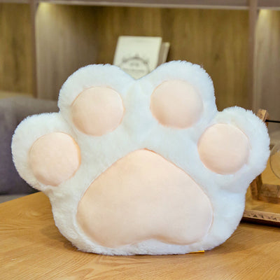 Cat Paw Hand Warmer Covering Pillow In Winter
