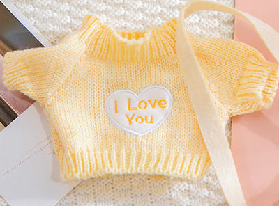 30cm Sweater Glasses Accessories Brown Bag Small Yellow Duck Accessories