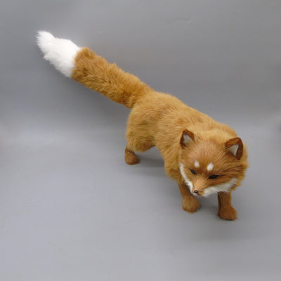 Crafts Rabbit Fur Simulation Fox Enhance Popularity Charm Home Decoration Handicrafts