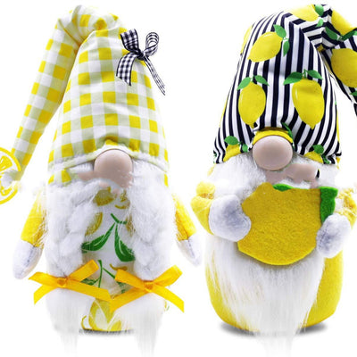 Lemon Faceless Old Man Plush Doll Ornament