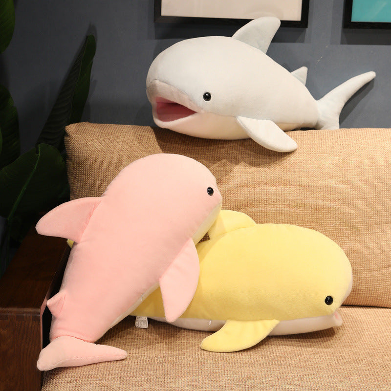 Internet Celebrity Cushion Plush Toy Cushion Sofa Bed Cuddly Doll Lying Whale Floor Mat New