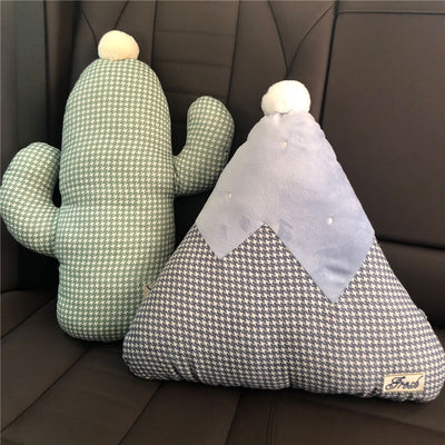 Ins Korea Net Red Snow Mountain Cactus Cloud Pillow