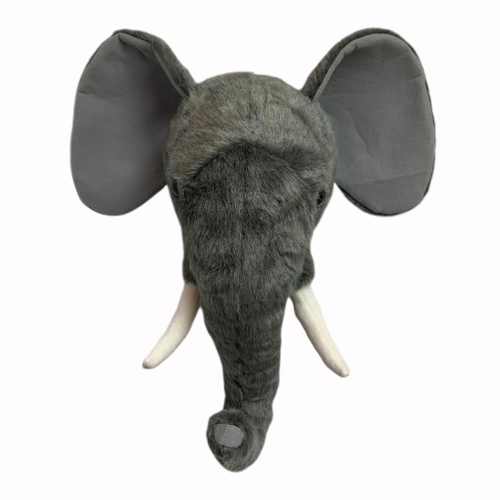 Soft Decoration Plush Animal Elephant Wall Decoration