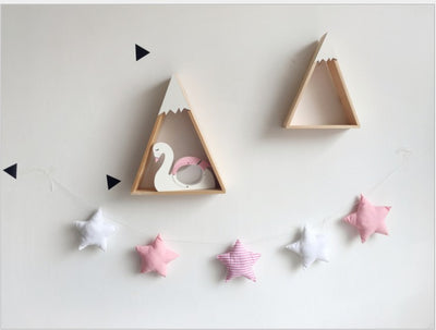 Star and moon string ornaments