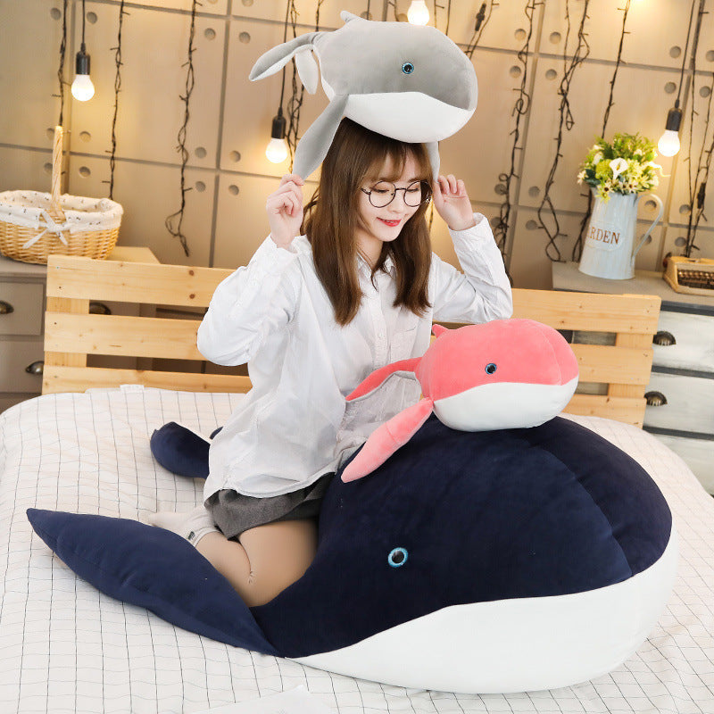 Big whale pillow