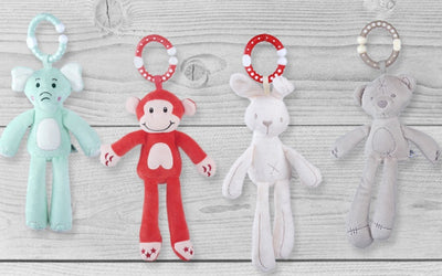 Rabbit / bear wind chime bed ring