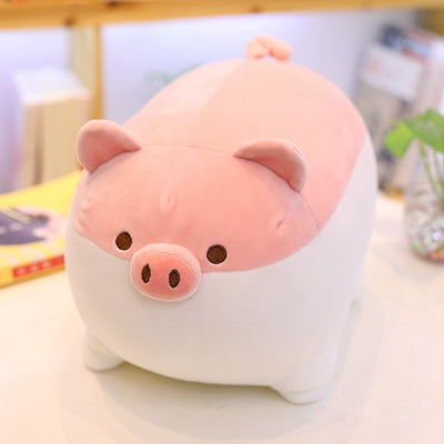 Pink little lazy pig pillow