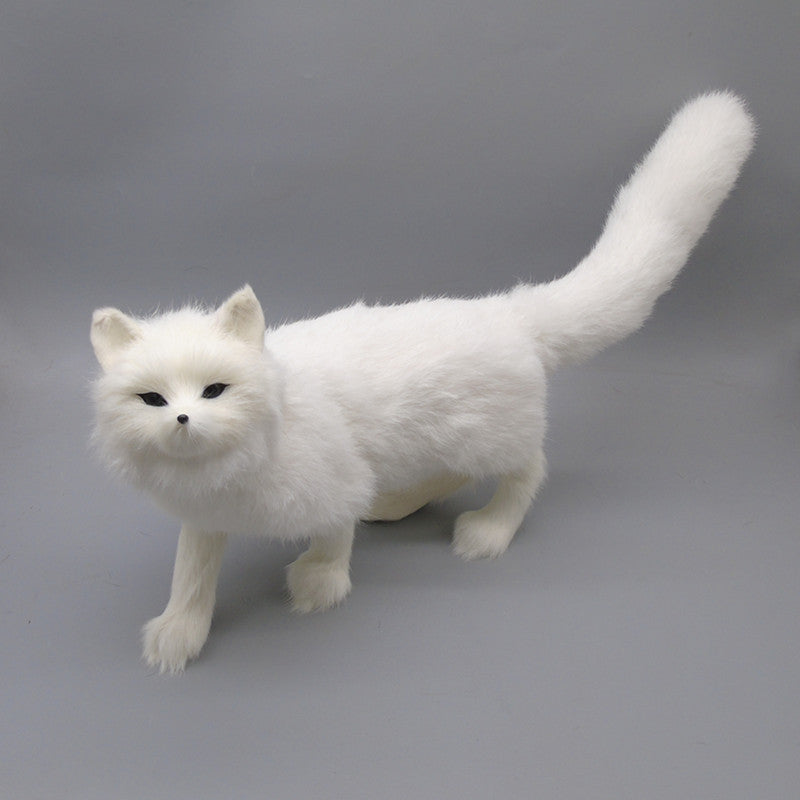 Crafts Rabbit Fur Simulation Fox Enhance Popularity Charm Home Decoration Handicrafts
