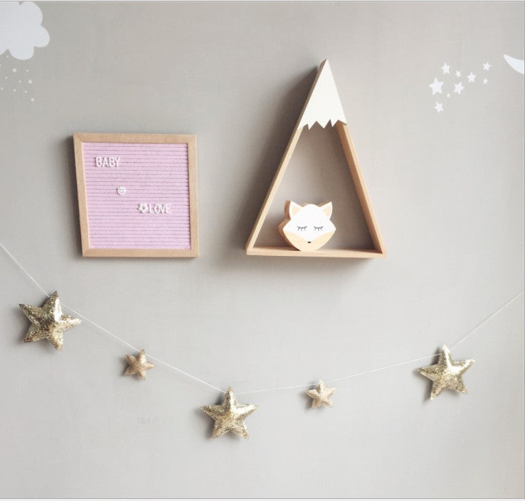 Star and moon string ornaments