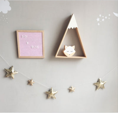 Star and moon string ornaments