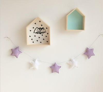 Star and moon string ornaments