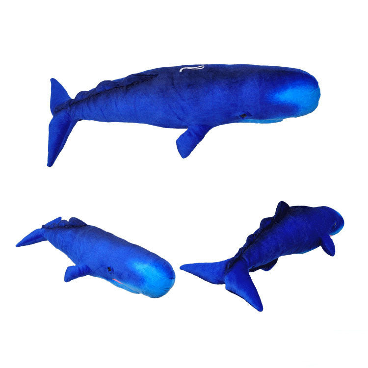 Sperm whale plush toy