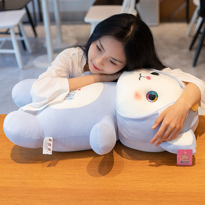 Soft cartoon standing cat doll
