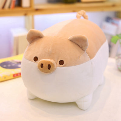 Pink little lazy pig pillow