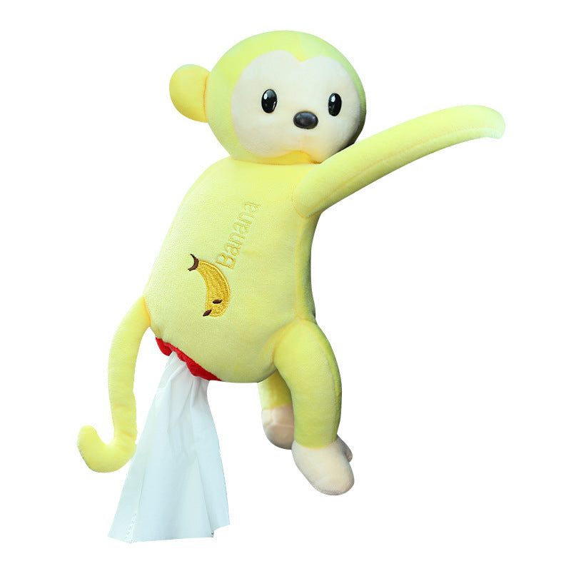 Pipi Monkey Paper Towel Pumping Plush Toy Cartoon Monkey