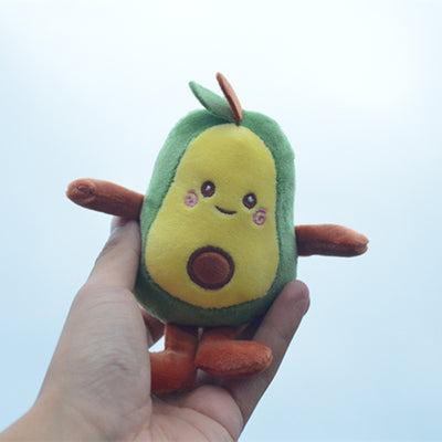 Cute Cartoon Avocado Pendant Small Plush Toy