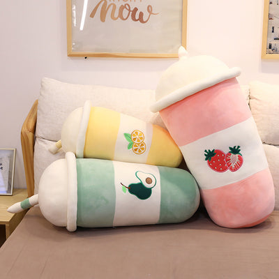 Cute Simulation Pearl Milk Tea Cup Plush Toy