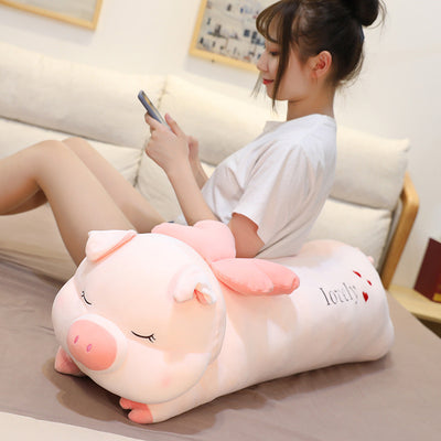 Cute Children's Stuffed Toy With Pig Doll