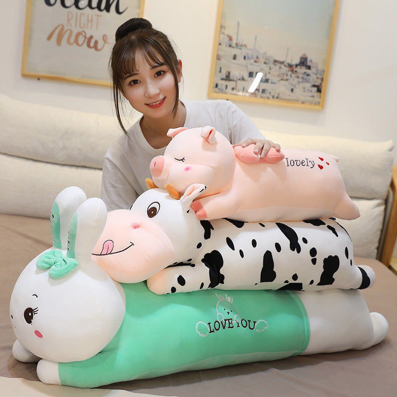 Cute Children's Stuffed Toy With Pig Doll