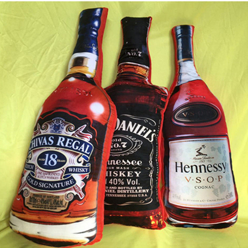 Creative bar furnishings foreign wine pillow cushion