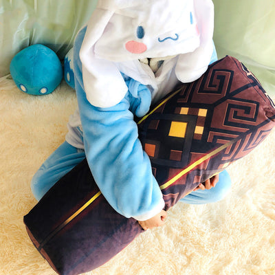 Two-Dimensional Animation Peripheral Yuanshen Zhongli Plush Pillow Cushion