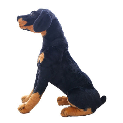 Simulation Dog Rottweiler Doll Plush Toy