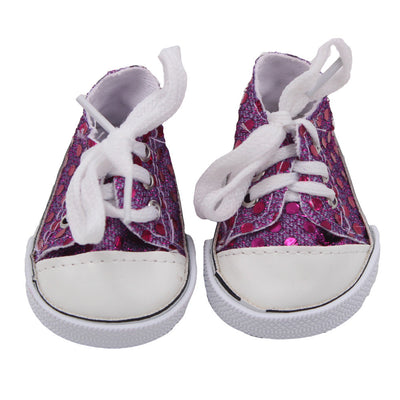 Doll Shoes Cross-border Hot Sale 18-inch American Girl 7cm Canvas Shoes American Gir Shoes