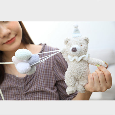 Plush Cartoon Bear Crib Hanging Toy