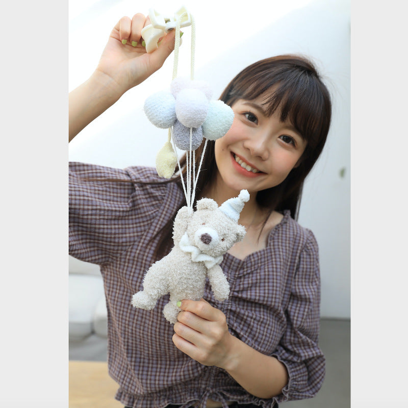 Plush Cartoon Bear Crib Hanging Toy