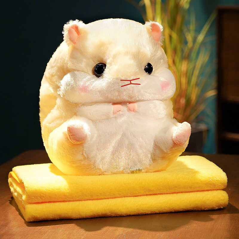 Cute Pillow Quilt Dual-use Two-in-one Nap Blanket