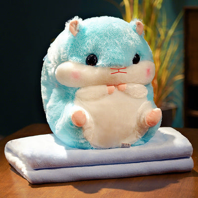 Cute Pillow Quilt Dual-use Two-in-one Nap Blanket