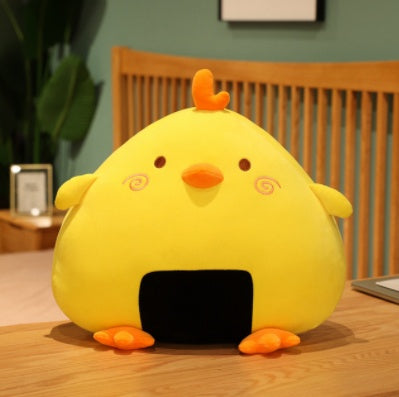 Cute Rice Ball Chicken Plush Toy Doll Doll Soft Duck Doll Girl Pillow Birthday Gift