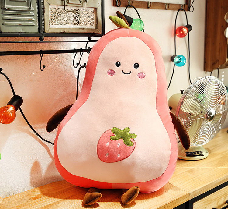 Avocado Peach Plush Doll Girls Bed Sleeping Long Pillow Pillow Ragdoll Cushion Large Doll