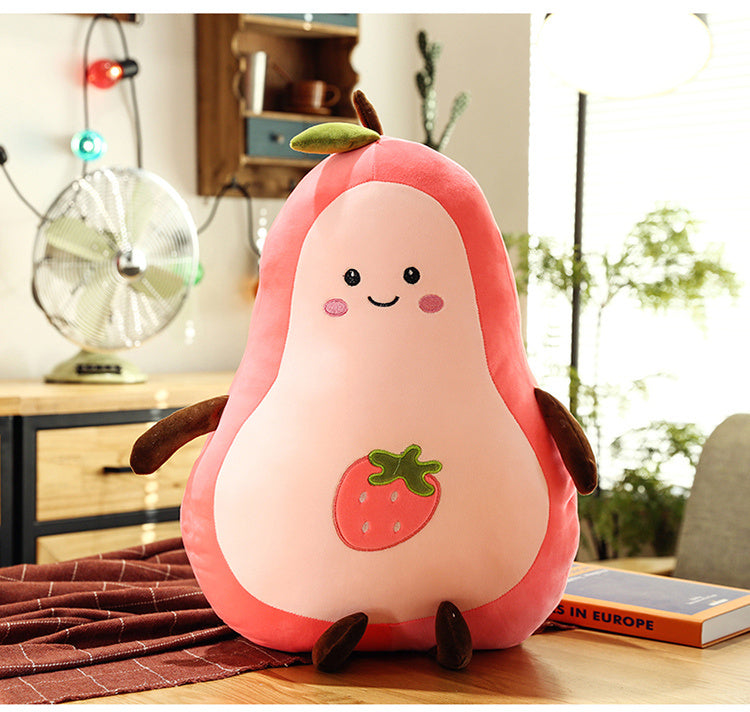 Avocado Peach Plush Doll Girls Bed Sleeping Long Pillow Pillow Ragdoll Cushion Large Doll