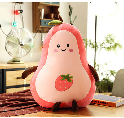 Avocado Peach Plush Doll Girls Bed Sleeping Long Pillow Pillow Ragdoll Cushion Large Doll