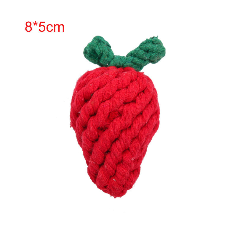 Animal Series Molar Teeth Cleaner Cotton Rope Cat Toy