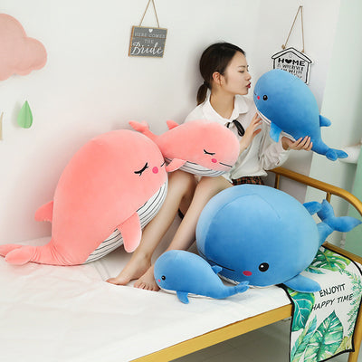 Creative Soft Dolphin Pillow  Whale Doll Plush Toy