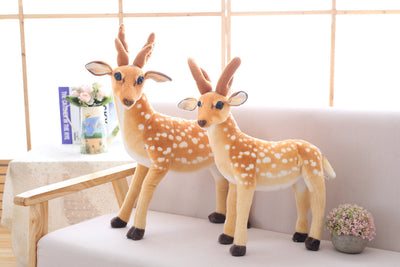 Simulation Of Giraffe And Sika Deer Plush Toy