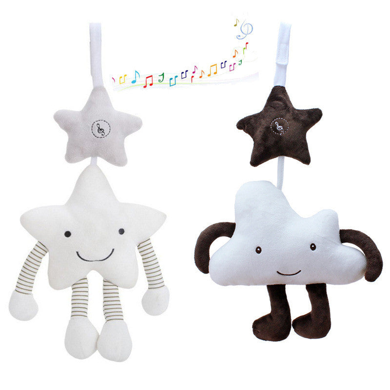 Children's Double Star Copper Bell Clouds Stars Wind Chimes