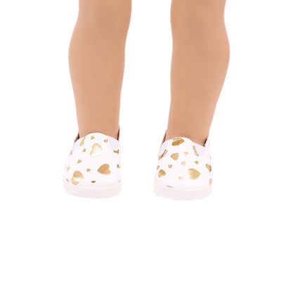 18 Inch American Girl Doll White Shoes