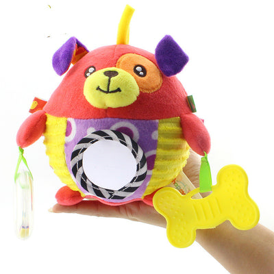 Baby Teether Hand Catching Ball Animal Soothing Toy