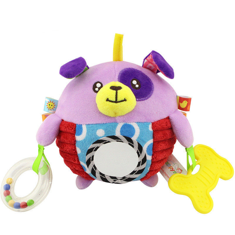 Baby Teether Hand Catching Ball Animal Soothing Toy