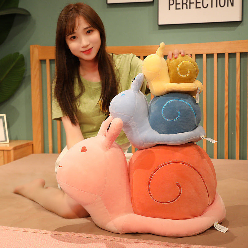 Grab Machine Doll Soft Cute Little Snail Plush Doll