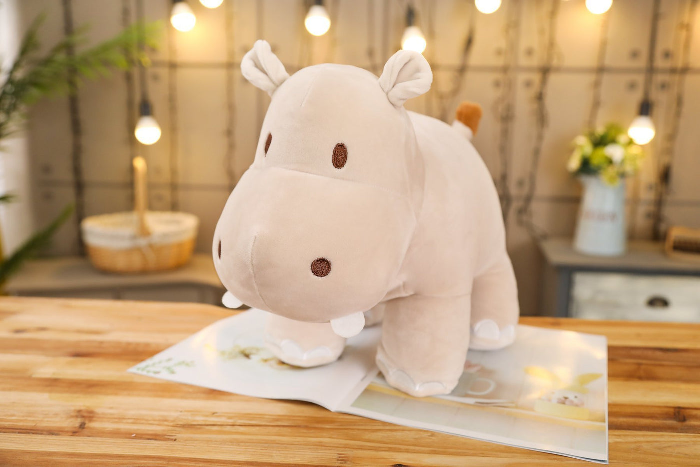 Cute Mr  Hippopotamus Doll Children Cartoon