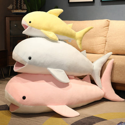 Internet Celebrity Cushion Plush Toy Cushion Sofa Bed Cuddly Doll Lying Whale Floor Mat New
