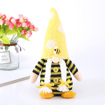 Honeybee Day Knitted Plush Doll Decorations